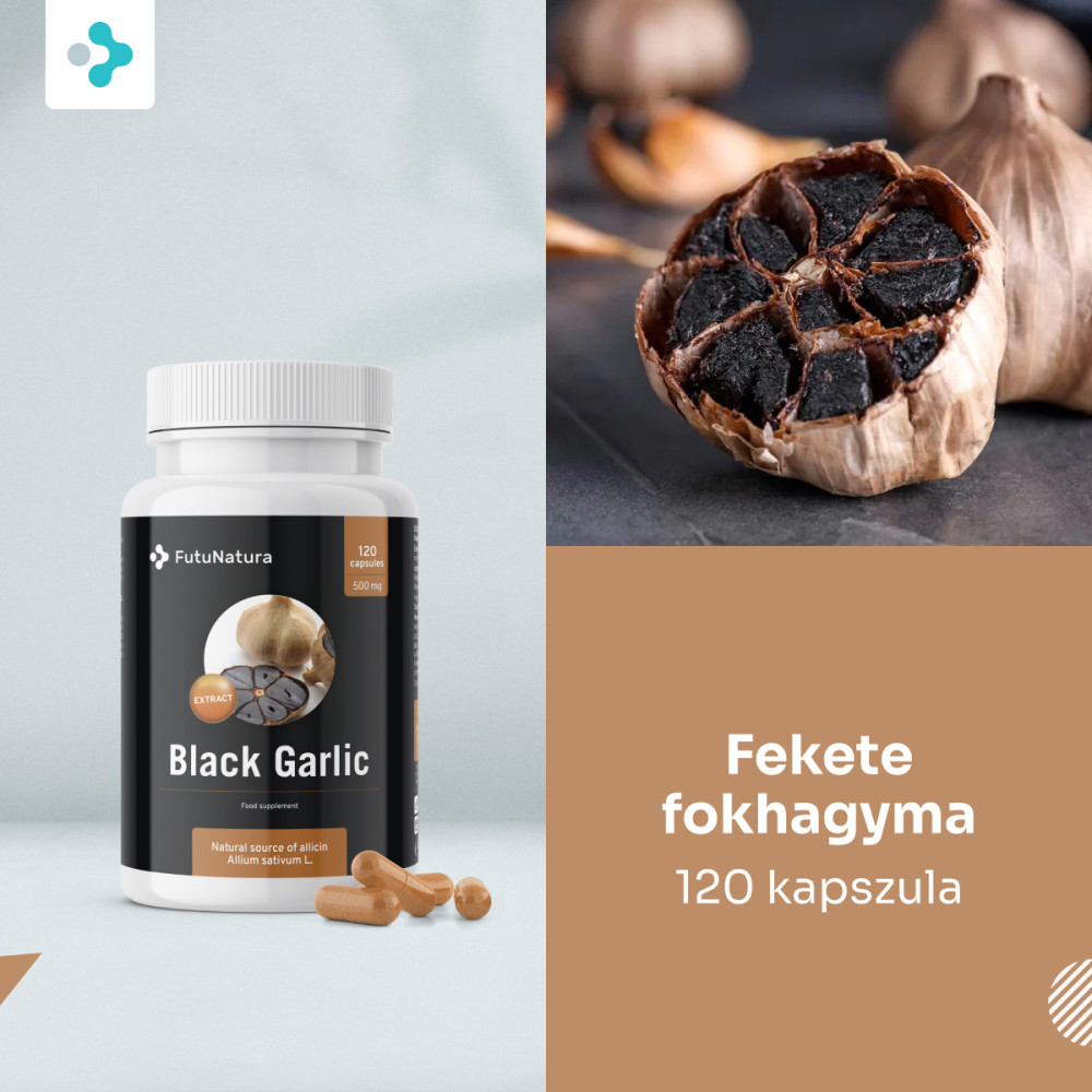 Fekete Fokhagyma 500 Mg 120 Kapszula FutuNatura Hu