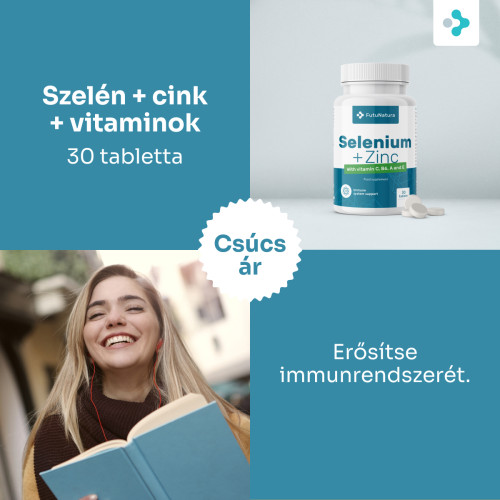 Szelén cink vitaminok immunítás 30 tabletta FutuNatura hu