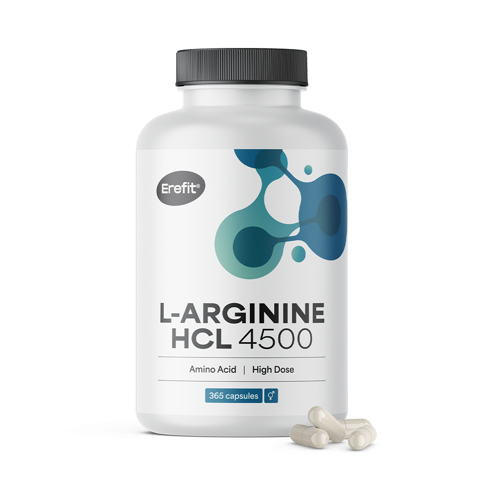 L-arginin HCL 4500 mg kapszulákban