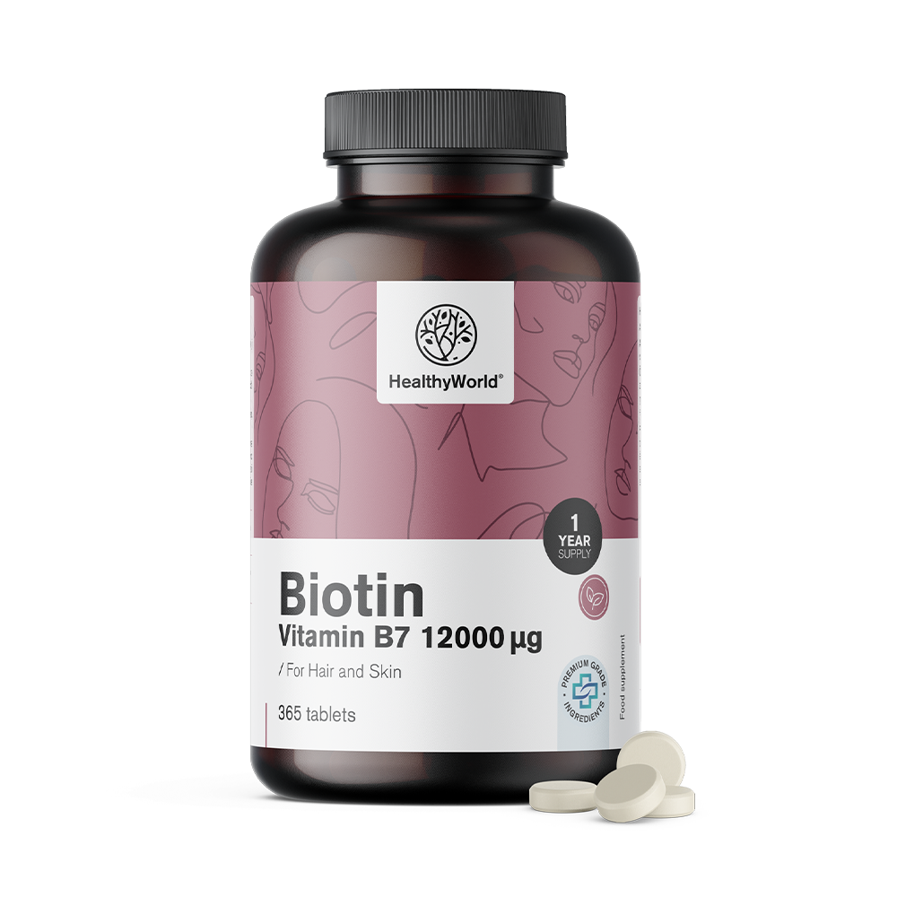 Biotin 12000 µg tablettákban