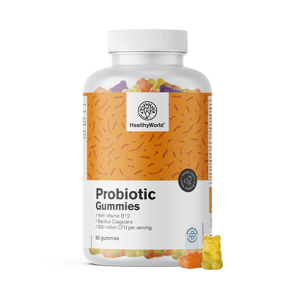 Probiotic - mikrobiológiai kultúrákkal ellátott gumicukor