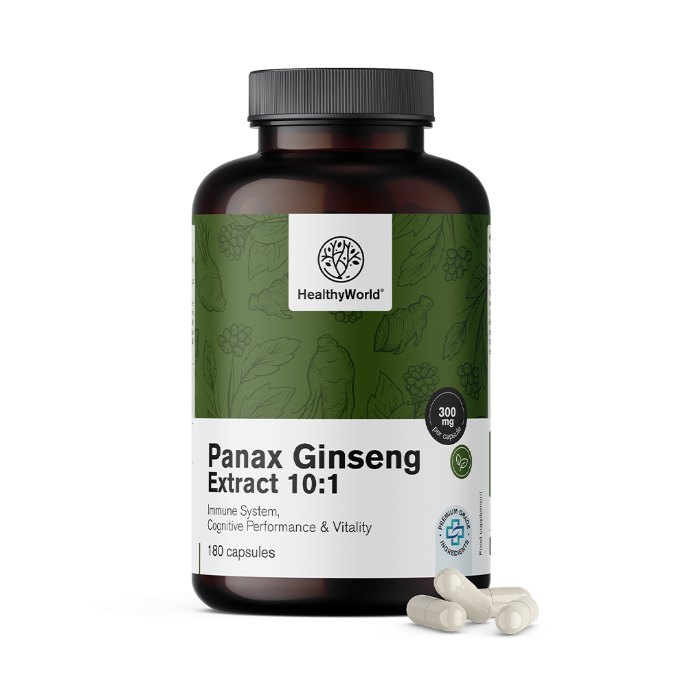 Panax Ginseng 300 mg - ginzeng kivonat 10:1