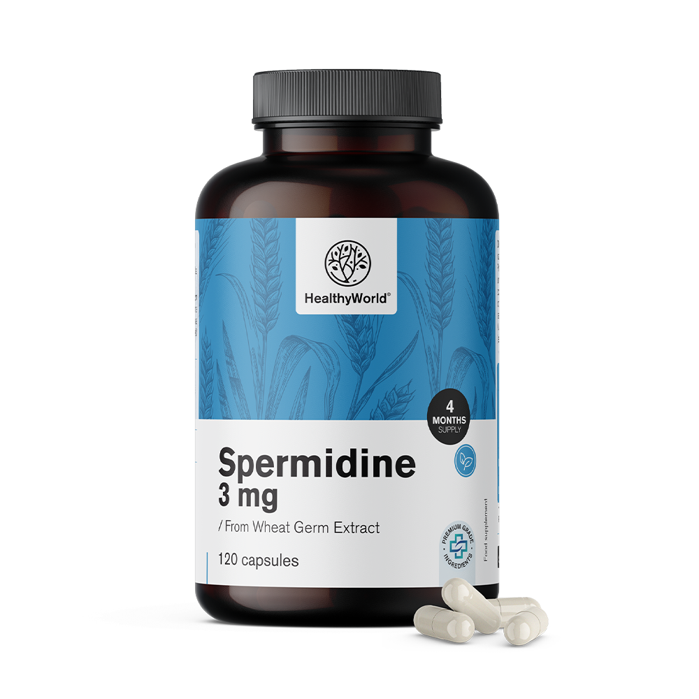 Spermidin 3 mg - búzacsíra kivonatból