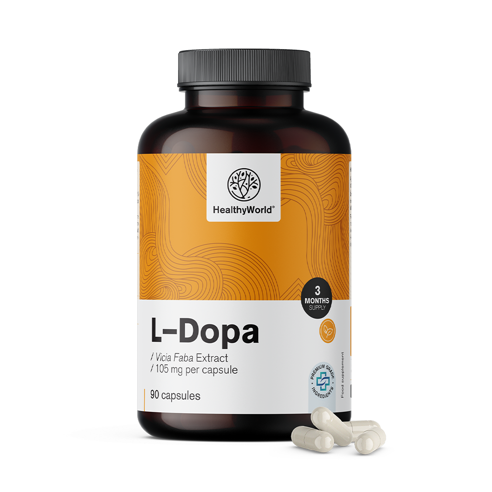 L-dopa 105 mg – lóbab kivonatból