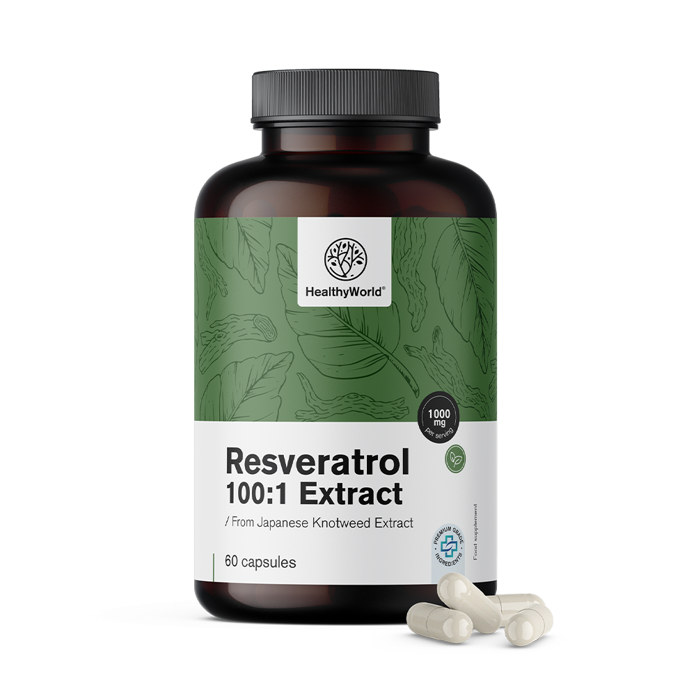 Rezveratrol 1000 mg – 100:1 kivonat