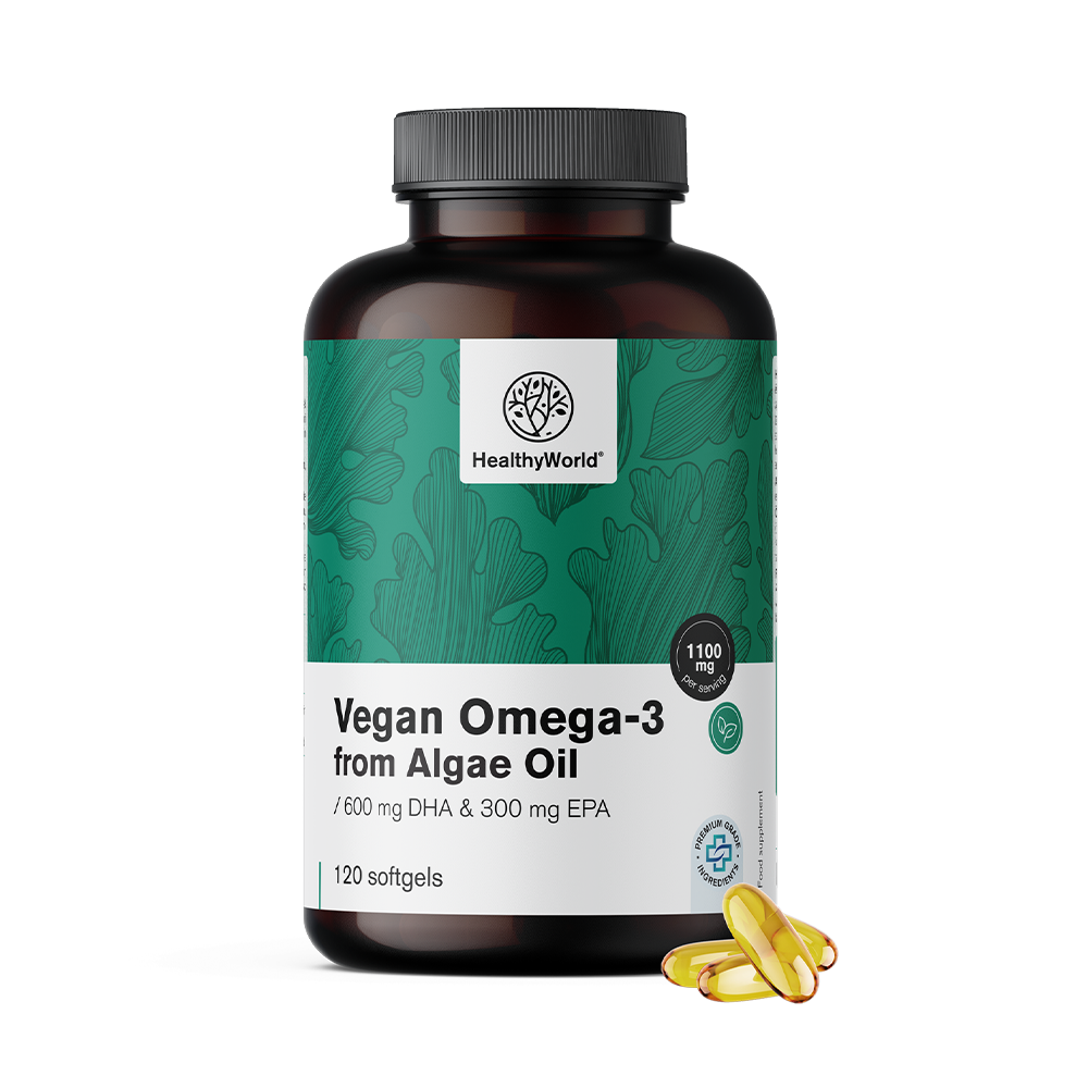 Vegán omega-3 1100 mg – algából