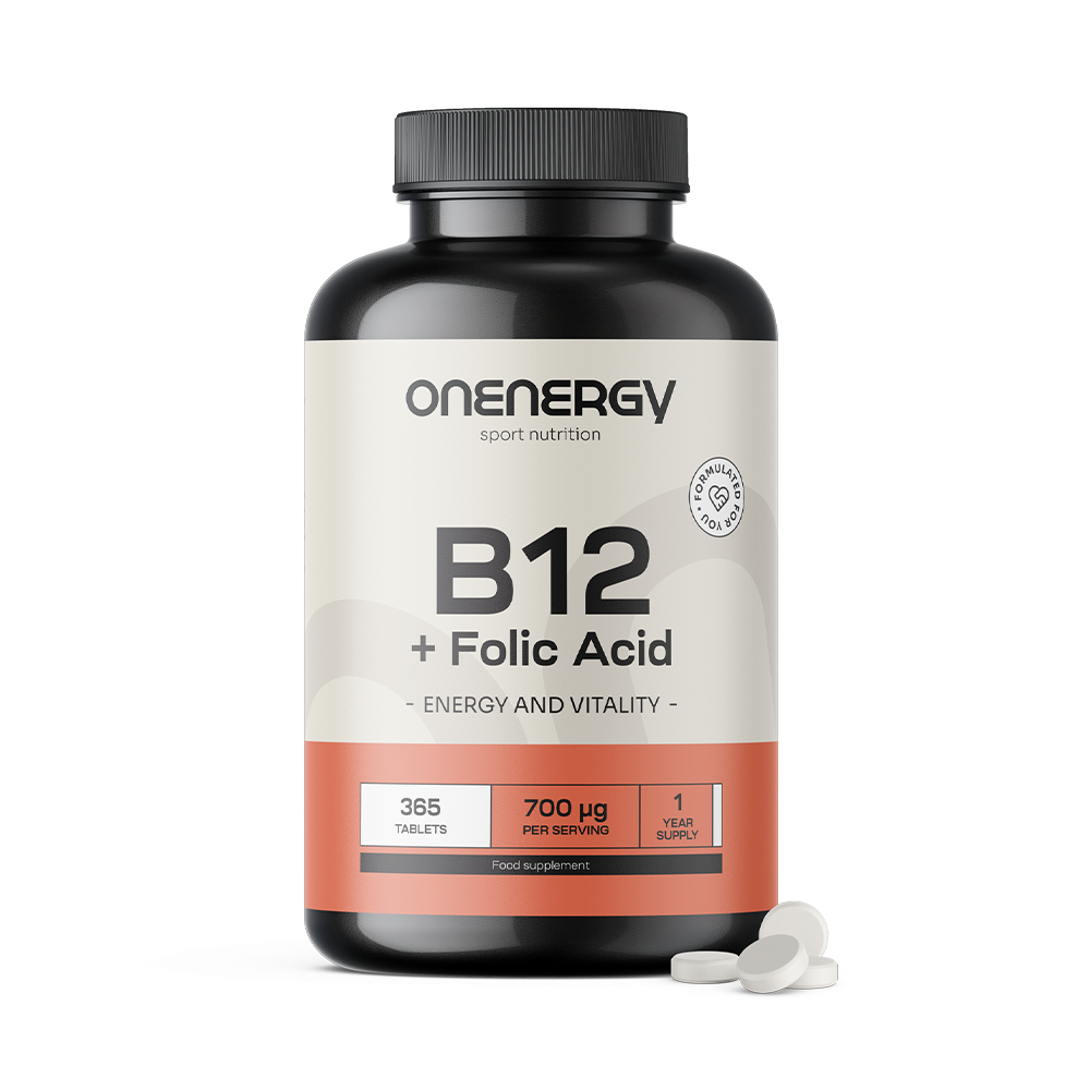 B12 vitamin + folsav.