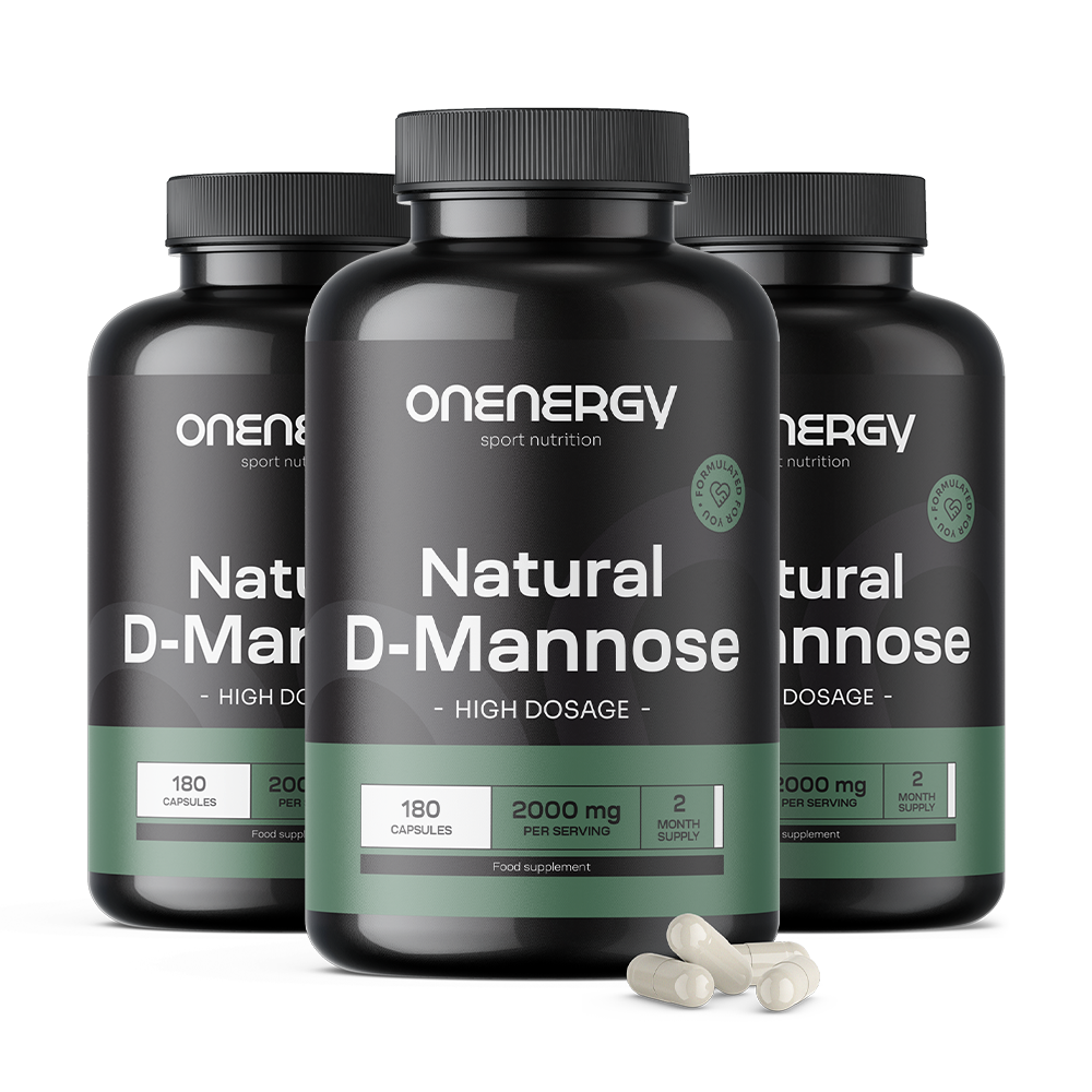 3x Természetes D-mannóz 2000 mg