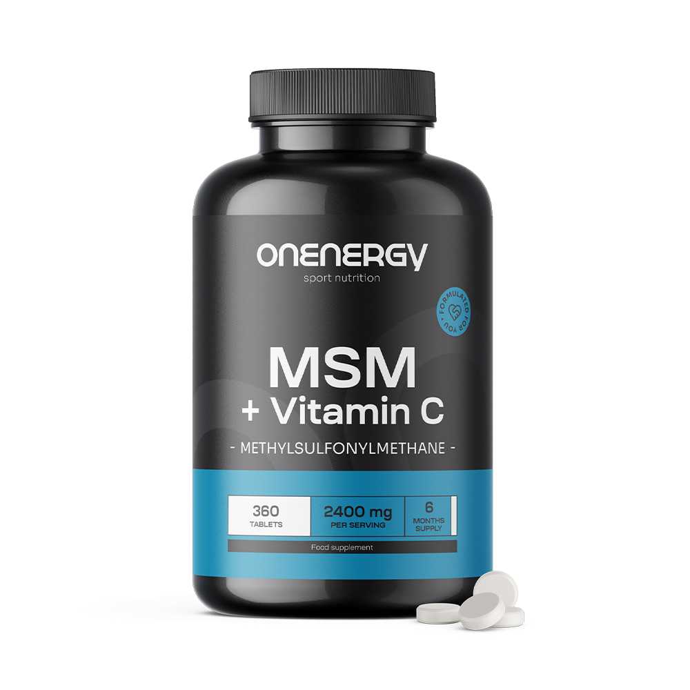 MSM 2400 mg - C-vitaminnal