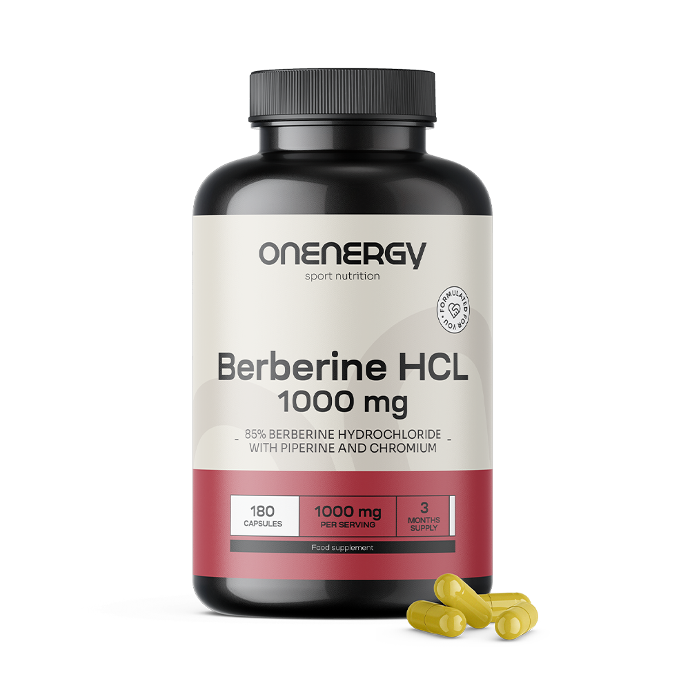 Berberin HCL 1000 mg – piperinnel és krómmal