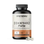 D3 + K1 + K2 vitamin FORTE, 180 kapszula