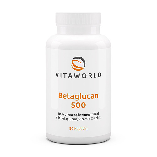 Béta-glükán 500 mg C-vitaminnal és cinkkel.